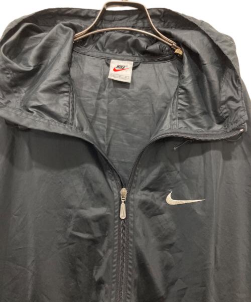 NIKE（ナイキ）NIKE (ナイキ) Logo Nylon Anorak Parka ブラック サイズ:Lの古着・服飾アイテム