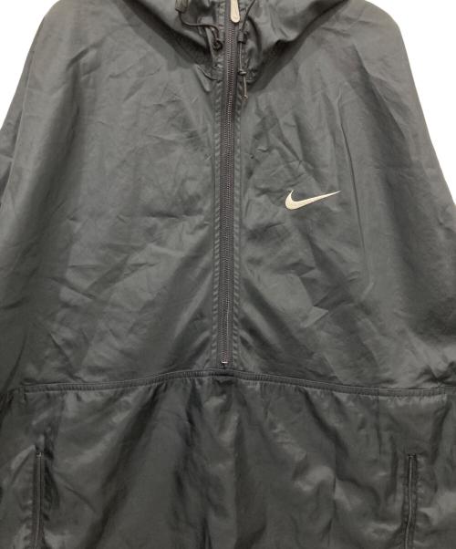 NIKE（ナイキ）NIKE (ナイキ) Logo Nylon Anorak Parka ブラック サイズ:Lの古着・服飾アイテム