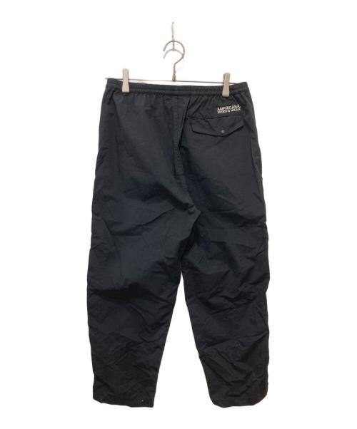 L'appartement（アパルトモン）L'appartement (アパルトモン) Americana (アメリカーナ) ナイロンパンツ ブラック サイズ:Mの古着・服飾アイテム