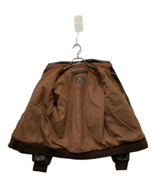 YMCLKY（ワイエムシーエルケーワイ）YMCLKY (ワイエムシーエルケーワイ) A-2フライトジャケット ブラウン サイズ:38の古着・服飾アイテム