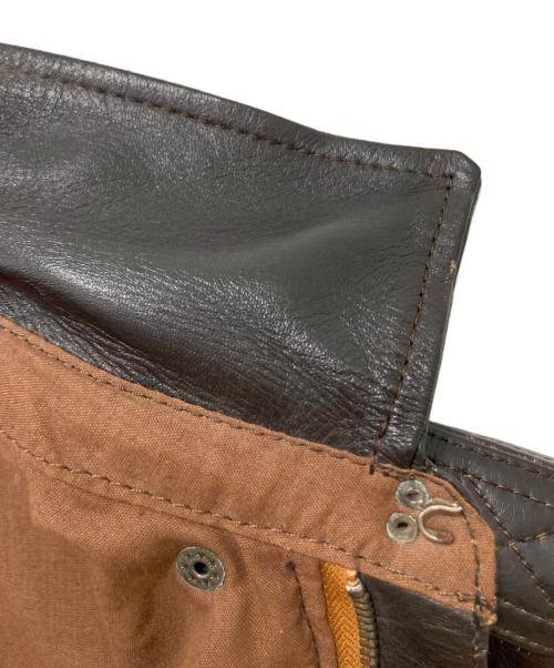 YMCLKY（ワイエムシーエルケーワイ）YMCLKY (ワイエムシーエルケーワイ) A-2フライトジャケット ブラウン サイズ:38の古着・服飾アイテム