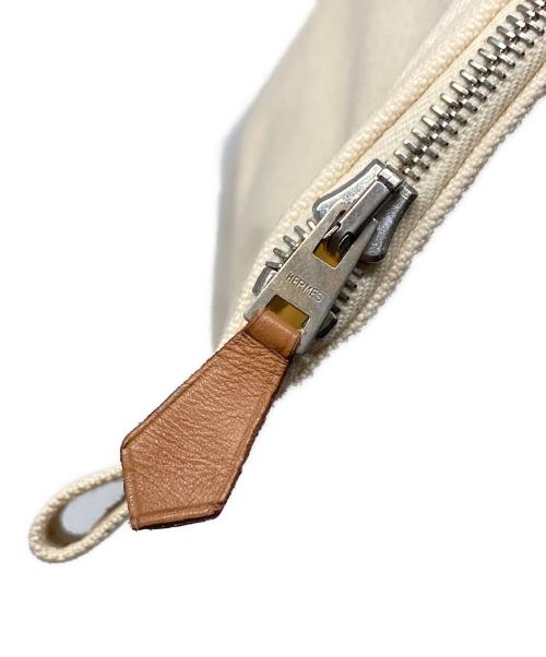 HERMES（エルメス）HERMES (エルメス) ボラボラポーチ アイボリー サイズ:下記参照の古着・服飾アイテム