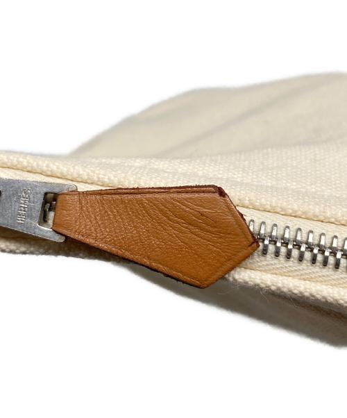 HERMES（エルメス）HERMES (エルメス) ボラボラポーチ アイボリー サイズ:下記参照の古着・服飾アイテム