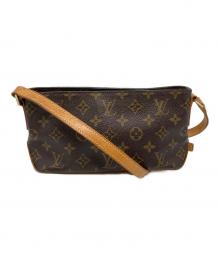 LOUIS VUITTON（ルイ ヴィトン）の古着「ショルダーポーチ / モノグラム / トロター / ミニショルダーバッグ」｜ブラウン