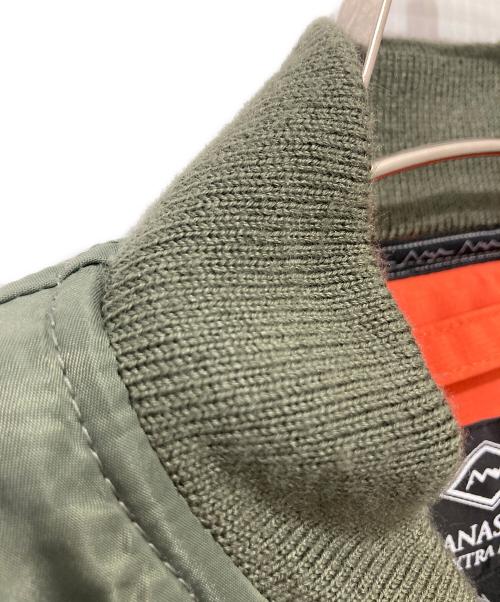 Manastash（マナスタッシュ）Manastash (マナスタッシュ) JEANASIS (ジーナシス) AVIREX (アヴィレックス) MA-1ジャケット カーキ サイズ:FREEの古着・服飾アイテム