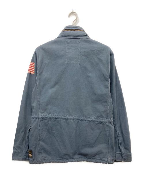 Denim & Supply Ralph Lauren（デニム＆サプライ ラルフローレン）Denim & Supply Ralph Lauren (デニム＆サプライ ラルフローレン) M-65星条旗ワッペンジャケット ブルー サイズ:Sの古着・服飾アイテム