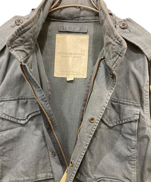 Denim & Supply Ralph Lauren（デニム＆サプライ ラルフローレン）Denim & Supply Ralph Lauren (デニム＆サプライ ラルフローレン) M-65星条旗ワッペンジャケット ブルー サイズ:Sの古着・服飾アイテム