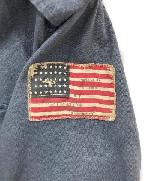 Denim & Supply Ralph Lauren（デニム＆サプライ ラルフローレン）Denim & Supply Ralph Lauren (デニム＆サプライ ラルフローレン) M-65星条旗ワッペンジャケット ブルー サイズ:Sの古着・服飾アイテム