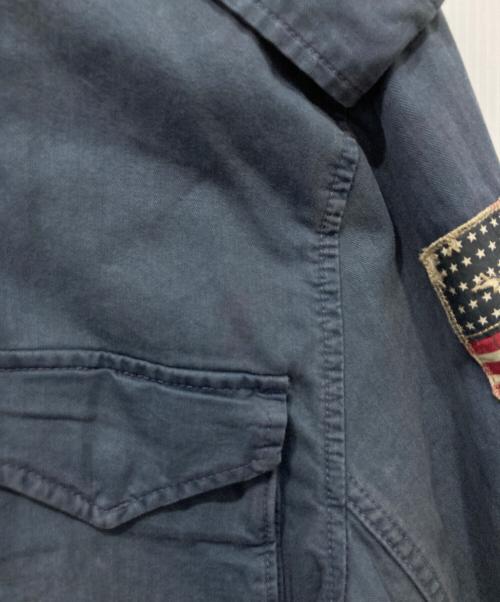Denim & Supply Ralph Lauren（デニム＆サプライ ラルフローレン）Denim & Supply Ralph Lauren (デニム＆サプライ ラルフローレン) M-65星条旗ワッペンジャケット ブルー サイズ:Sの古着・服飾アイテム