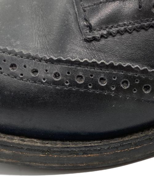 Tricker's（トリッカーズ）Tricker's (トリッカーズ) ウィングチップブーツ ブラック サイズ:4の古着・服飾アイテム