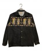 STYLE EYESスタイルアイズ）の古着「CORDUROY SPORTS SHIRT」｜ブラック