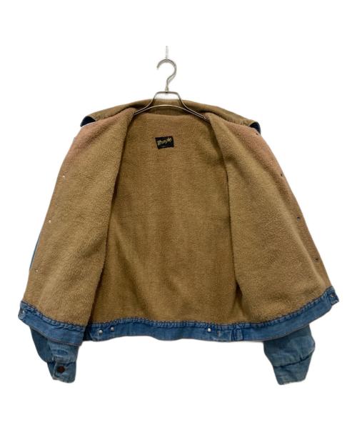 Wrangler（ラングラー）Wrangler (ラングラー) 裏ボアデニムジャケット インディゴ サイズ:下記参照の古着・服飾アイテム