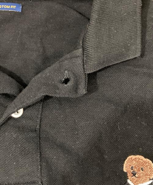 POLO RALPH LAUREN（ポロ・ラルフローレン）POLO RALPH LAUREN (ポロ・ラルフローレン) ポロベア刺繍ポロシャツ ブラック サイズ:Mの古着・服飾アイテム