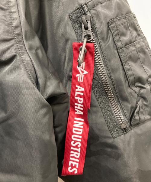 ALPHA（アルファ）ALPHA (アルファ) フライトジャケット / 中綿ジャケット ブラック サイズ:Lの古着・服飾アイテム