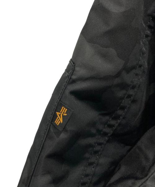 ALPHA（アルファ）ALPHA (アルファ) フライトジャケット / 中綿ジャケット ブラック サイズ:Lの古着・服飾アイテム