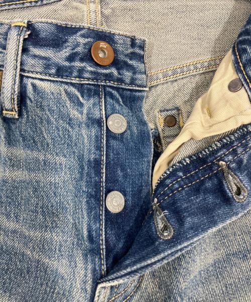 Hysteric Glamour（ヒステリックグラマー）Hysteric Glamour (ヒステリックグラマー) MIHARA YASUHIRO (ミハラヤスヒロ) ダメージ加工デニムパンツ インディゴ サイズ:32の古着・服飾アイテム