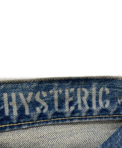 Hysteric Glamour（ヒステリックグラマー）Hysteric Glamour (ヒステリックグラマー) MIHARA YASUHIRO (ミハラヤスヒロ) ダメージ加工デニムパンツ インディゴ サイズ:32の古着・服飾アイテム