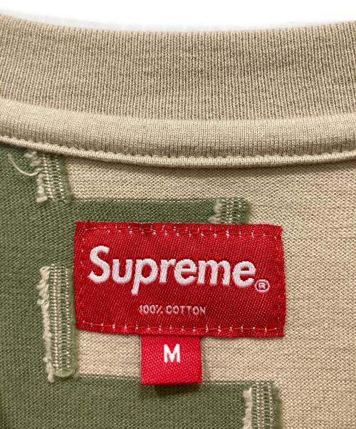 SUPREME（シュプリーム）Supreme (シュプリーム) intarsia s/s top カーキ サイズ:Mの古着・服飾アイテム
