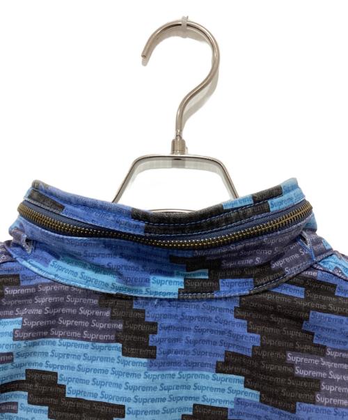 SUPREME（シュプリーム）SUPREME (シュプリーム) logo Camo M-65 jacket ブルー サイズ:Mの古着・服飾アイテム