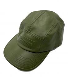 SUPREME（シュプリーム）の古着「GORE-TEX LEATHER CAMP CAP」｜カーキ