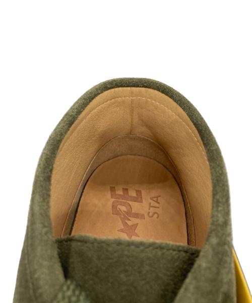 A BATHING APE（ア ベイシング エイプ）A BATHING APE (ア ベイシング エイプ) MANHUNT カーキ サイズ:28㎝の古着・服飾アイテム