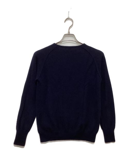 TOYOBOSHI（TOYOBOSHI）TOYOBOSHI (TOYOBOSHI) BIEI カシミヤニット ネイビー サイズ:1の古着・服飾アイテム