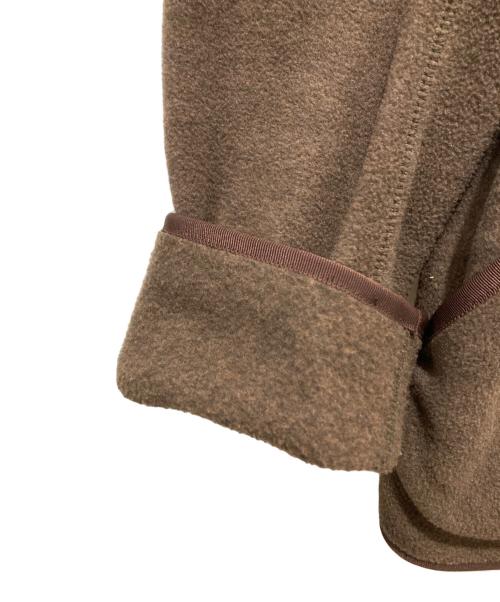 DANTON（ダントン）DANTON (ダントン) ノーカラーフリースジャケット ブラウン サイズ:42の古着・服飾アイテム