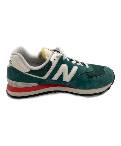 NEW BALANCE（ニューバランス）NEW BALANCE (ニューバランス) ローカットスニーカー グリーン サイズ:26.5cmの古着・服飾アイテム