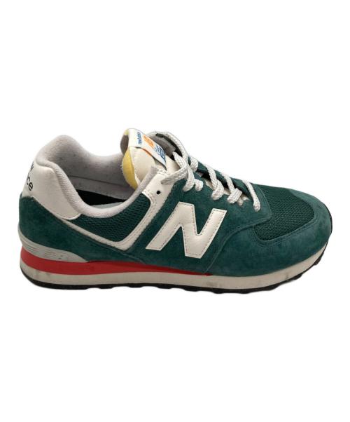 NEW BALANCE（ニューバランス）NEW BALANCE (ニューバランス) ローカットスニーカー グリーン サイズ:26.5cmの古着・服飾アイテム
