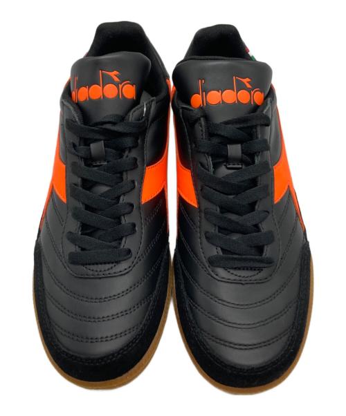 DIADORA（ディアドラ）DIADORA (ディアドラ) GOLD INDOOR FLUO ブラック×オレンジ サイズ:26.5cmの古着・服飾アイテム