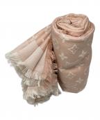 LOUIS VUITTONルイ ヴィトン）の古着「ショール モノグラムシャイン」｜ピンク