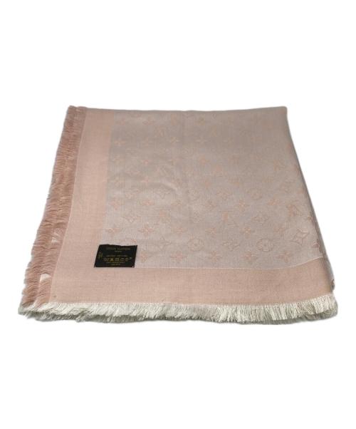 LOUIS VUITTON（ルイ ヴィトン）LOUIS VUITTON (ルイ ヴィトン) ショール モノグラムシャイン ピンク サイズ:下記参照の古着・服飾アイテム