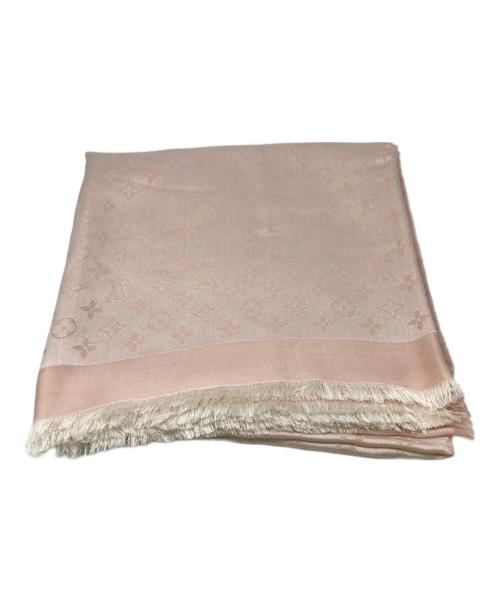 LOUIS VUITTON（ルイ ヴィトン）LOUIS VUITTON (ルイ ヴィトン) ショール モノグラムシャイン ピンク サイズ:下記参照の古着・服飾アイテム