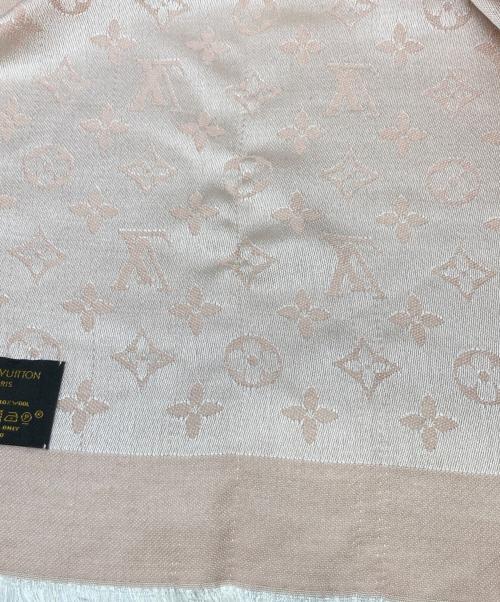 LOUIS VUITTON（ルイ ヴィトン）LOUIS VUITTON (ルイ ヴィトン) ショール モノグラムシャイン ピンク サイズ:下記参照の古着・服飾アイテム