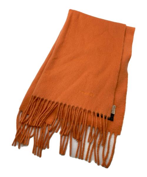 HERMES（エルメス）HERMES (エルメス) カシミヤマフラー オレンジ サイズ:下記参照の古着・服飾アイテム