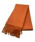 HERMES (エルメス) カシミヤマフラー オレンジ サイズ:下記参照：16000円