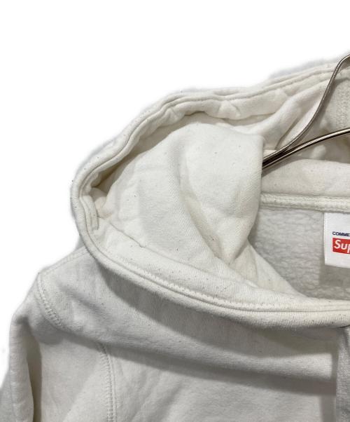 SUPREME（シュプリーム）SUPREME (シュプリーム) COMME des GARCONS SHIRT (コムデギャルソンシャツ) Box Logo Hooded Sweatshirt ホワイト サイズ:Mの古着・服飾アイテム