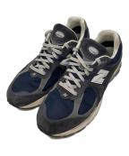 NEW BALANCEニューバランス）の古着「ローカットスニーカー」｜ネイビー×グレー