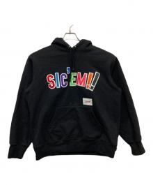 SUPREME×WTAPS（シュプリーム×ダブルタップス）の古着「Sic'em! Hooded Sweatshirt」｜ブラック