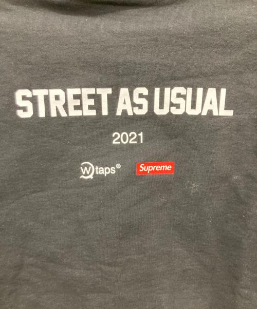 SUPREME（シュプリーム）SUPREME (シュプリーム) WTAPS (ダブルタップス) Sic'em! Hooded Sweatshirt ブラック サイズ:Sの古着・服飾アイテム