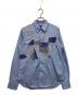 COMME des GARCONS HOMME（コムデギャルソン オム）の古着「パッチワークシャツ」｜ブルー