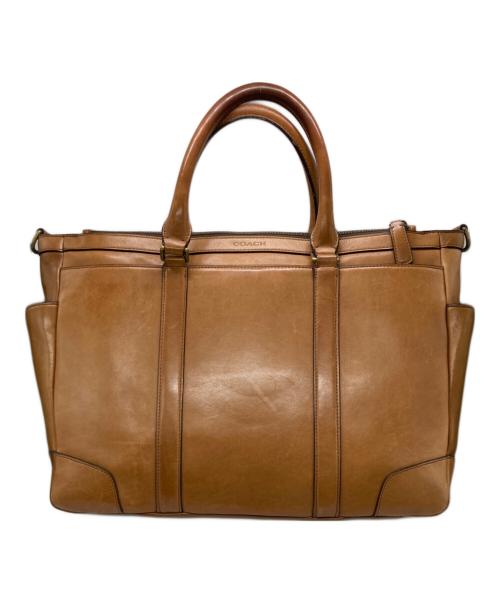 COACH（コーチ）COACH (コーチ) レザーブリーフケース ブラウンの古着・服飾アイテム