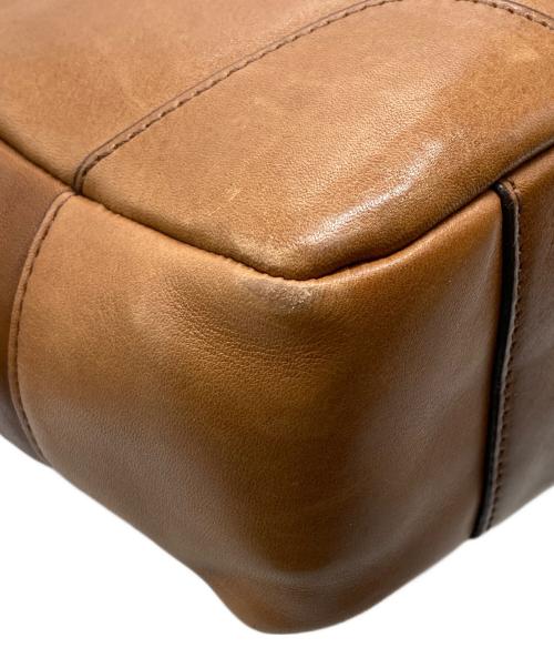 COACH（コーチ）COACH (コーチ) レザーブリーフケース ブラウンの古着・服飾アイテム