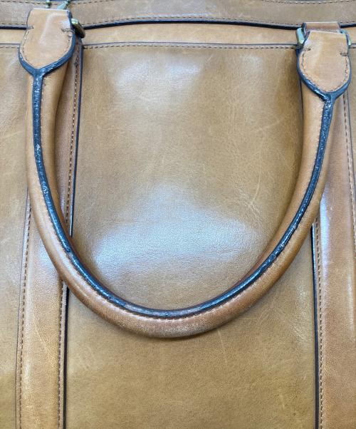 COACH（コーチ）COACH (コーチ) レザーブリーフケース ブラウンの古着・服飾アイテム