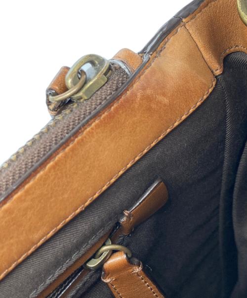 COACH（コーチ）COACH (コーチ) レザーブリーフケース ブラウンの古着・服飾アイテム