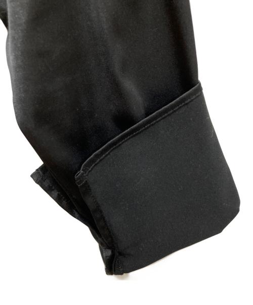 NOLLEY'S（ノーリーズ）NOLLEY'S (ノーリーズ) ウォッシャブル裾レース2WAYオトナサテンブラウス ブラック サイズ:38の古着・服飾アイテム