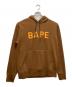 A BATHING APE（ア ベイシング エイプ）の古着「パーカー」｜ブラウン