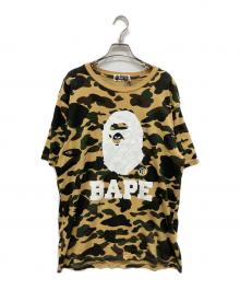 A BATHING APE（アベイシングエイプ）の古着「Tシャツ」｜カーキ