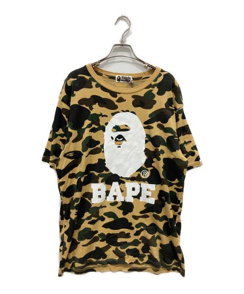 A BATHING APE（アベイシングエイプ）A BATHING APE (アベイシングエイプ) Tシャツ カーキ サイズ:Lの古着・服飾アイテム
