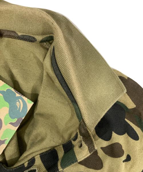 A BATHING APE（アベイシングエイプ）A BATHING APE (アベイシングエイプ) ポロシャツ カーキ サイズ:2XLの古着・服飾アイテム
